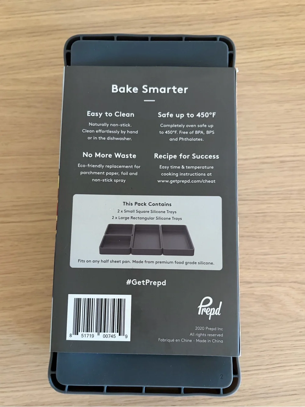 Prepd Cheat Sheets Modular Sheet Pan Divider Baking NWT